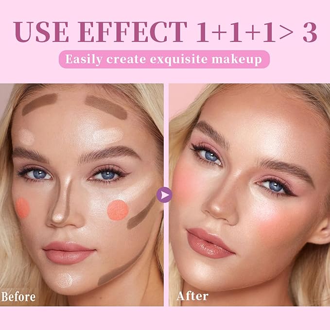 Matte Dewy Liquid Blush, Silky Smooth Cream Soft Blush Stick Natural Matte Finish, Long-Lasting Waterproof and Sweat proof Blush Stick Makeup for Cheek Lip eye, Cruelty-free,02 Cherry