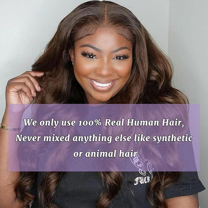 4# Body Wave Bundles Human Hair Only One 12 Inch Single Bundle Chocolate Brown Color Body Wave 100% Real Human Hair And True To Length