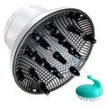 Universal Hair Diffuser for 1.4"-2.6" Blow Dryers, Diffuser Hair Dryer Attachment, Professional Hair Diffuser for Curly Wavy Long Thick Hair