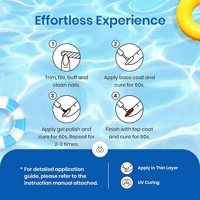 Beetles Gel Nail Polish Set, 6 Colors Bright Rainbow Nail Art Orange Blue Pink Green Neon Gel Polish Kit Soak Off UV Gel DIY Nail Art for Women Pool Party Holiday Manicure