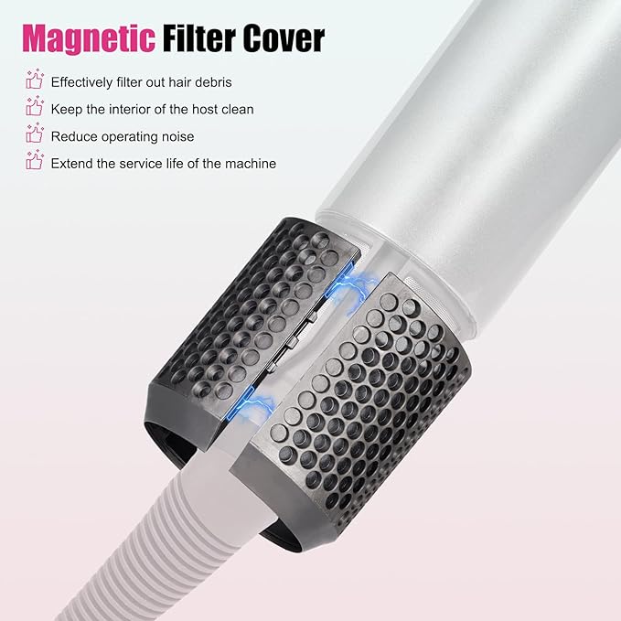 Outer Filter Cover Compatible with Dyson Airwrap Hair Styler HS01 HS05 Models Outer Magnetic Filter Cage Replacement Parts
