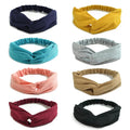 Elastic Knotted Headbands for Women Cloth Head Hair Bands for Women's Hair Non Slip Boho Wrap Twisted Hair Accessories