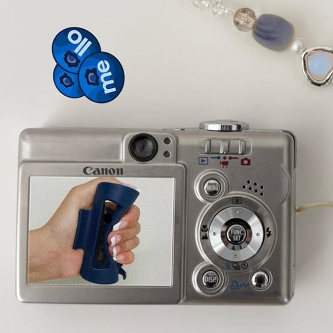 The Original Mello Hair Claw Clip Squishy Claw Clip Made in Korea Patent Pending 30021976 (Blue, Medium)