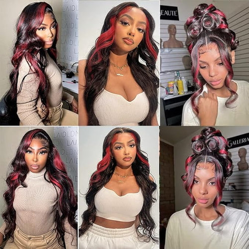 32 32 32 Inch P1B99j Body Wave Bundles Highlight Human Hair Bundles Peruvian Grade 8A Virgin Remy Hair Extensions Double Weft Real Hair Weave