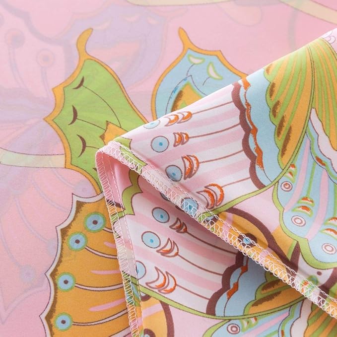 SLPBABY Silk Pillowcase for Hair and Skin with Hidden Zipper Print (Queen, Pattern32)