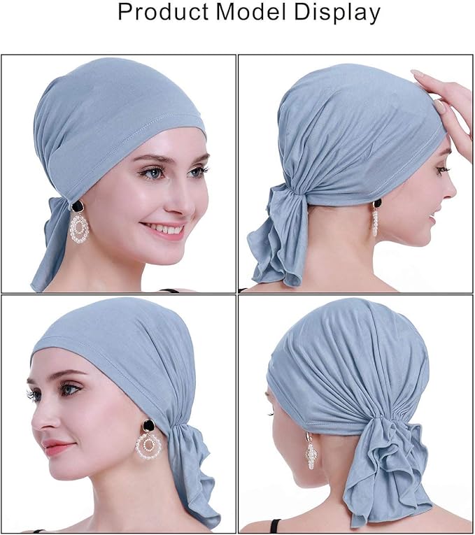 osvyo Chemo Headscarf for Women Hair Loss - Cancer Slip On Headwear Turbans Sealed Packaging