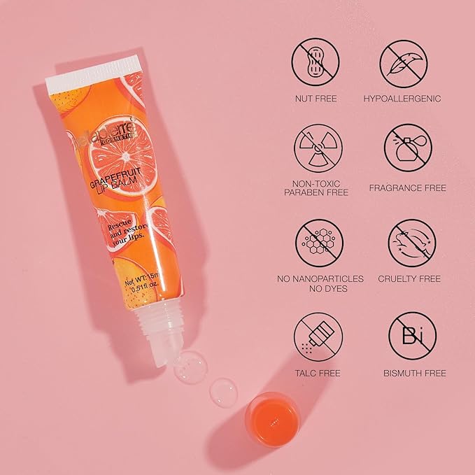 bellapierre Cosmetics 5-Piece Natural Lip Balm Kit | Moisturizing Lip Gloss | Fruit Flavored Liquid Lip Balm Collection