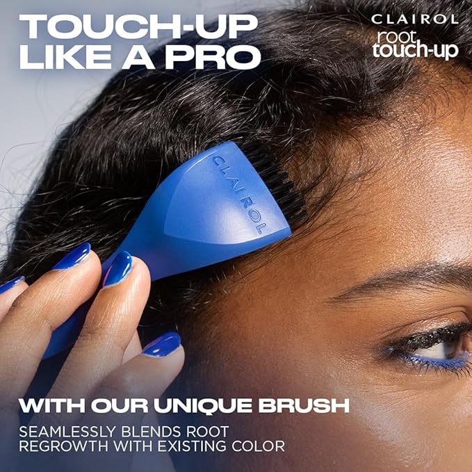 Clairol Root Touch-Up by Nice'n Easy Permanent Hair Dye, 4 Dark Brown Hair Color, Pack of 2