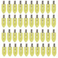 No Crease Hair Clips Makeup Pin Curl Clip Bulk 40Pcs Multicolor No Bend Dent Bang Creaseless Hair Clips for Makeup Application Bangs Hairpin Setting Pins Clip for Women Styling (Translucent Yellow)
