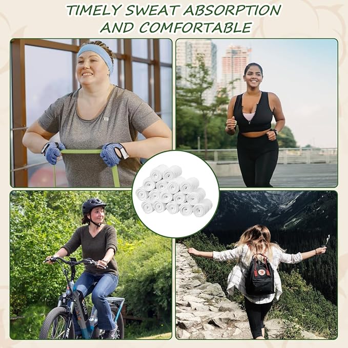 16 Pack Cotton Tummy Liners and Bra Liners Set for Sweat Rash Skin Folds Plus Size Women Sweating Supplies