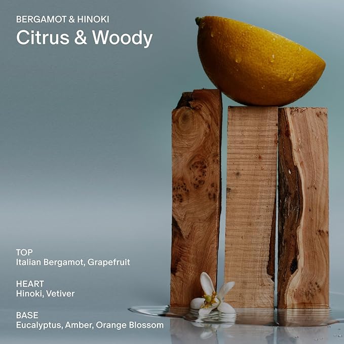 SALT & STONE Aluminum Free Deodorant | Extra Strength 48 Hour Protection for Women & Men | Made with Seaweed Extracts, Shea Butter & Prebiotics (Bergamot & Hinoki)