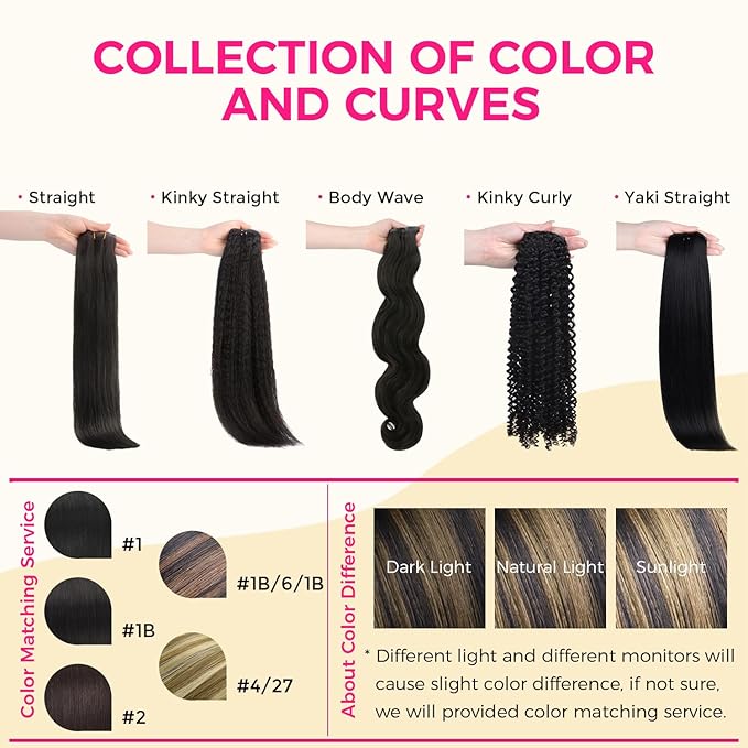 Lashey Seamless Clip in Human Hair Extensions 110g 7pcs Light Yaki Straight Natural Black Mixed Chestnut Brown Clip in Hair Extensions for Black Women 24 Inch Long