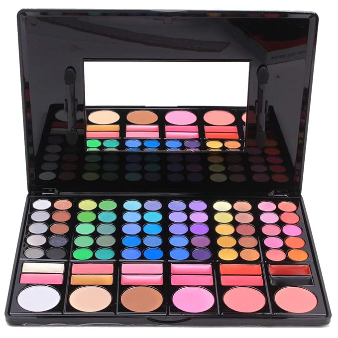 Pro Makeup Gift Set All In One Makeup Palette Cosmetic Contouring Kit 78 Colors Eyeshadow Palette with Blush, Face Powder and Lip Gloss #3 - Ideal Gift for Holiday