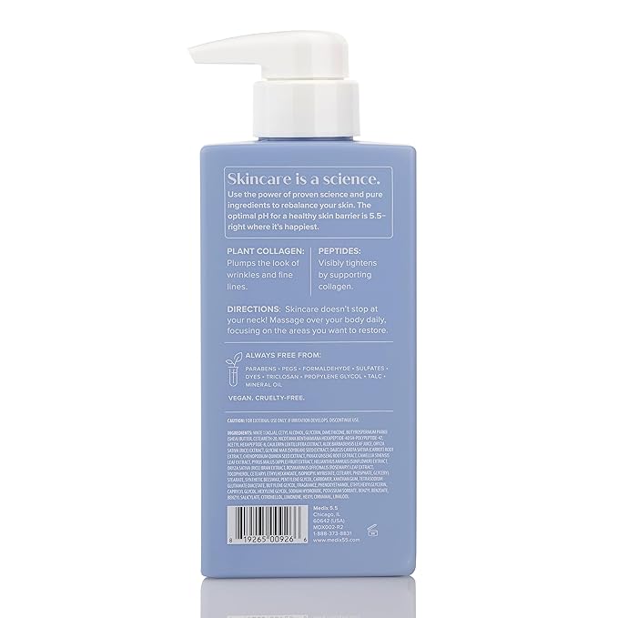 MEDIX Firming Collagen Cream + Hyaluronic Acid Body Lotion 2PC Set | Anti Aging Firming Lotion & Face Moisturizer For Women, Crepey Skin, Stretch Marks, & Dry Skin | Skin Care Products, 2PC Bundle