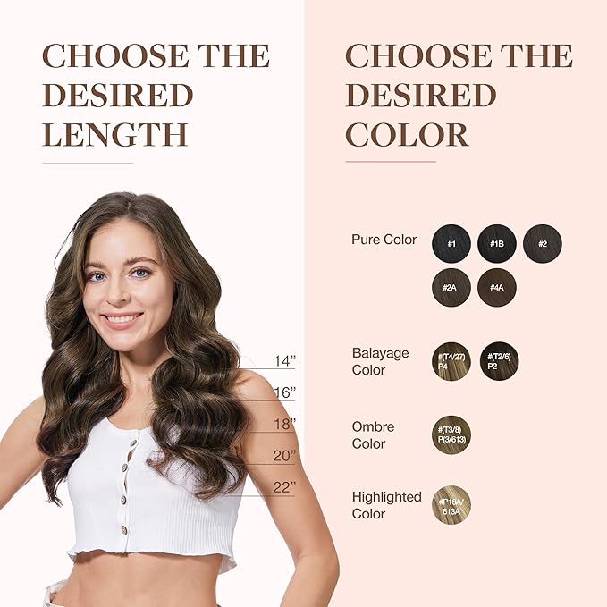 GOO GOO Clip in Hair Extensions Real Human Hair, Remy Human Hair Extensions Clip ins for Women, Natural Human Hair, 16inch 110g 7Pcs, 1B/6/1B Balayage Natural Black to Chestnut Brown