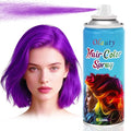 Purple Hair Spray, Temporary Hair Color Spray For Kids Women Men,Temporary Hair Dye Washable Hair Color Wax,Non-Sticky Color Hair Spray for Halloween Crazy Hair Day,Cosplay Party DIY,Christmas(Purple)