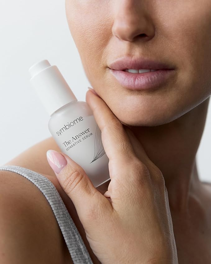 The Answer Reparative Face Serum, Collagen Enhancing Anti-Aging Serum, Stem Cell Media Blend Facial Serum, Hydrating Hyaluronic Acid Serum for Face, 30 mL