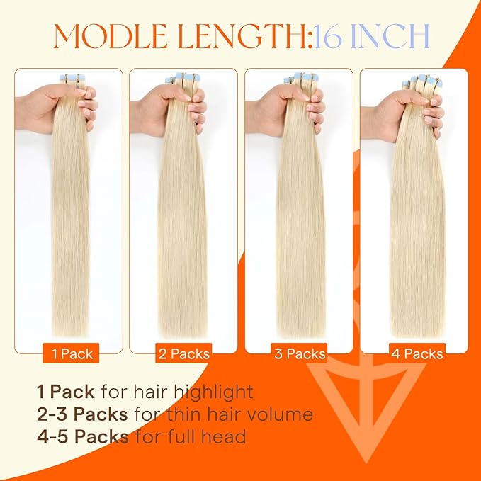 Full Shine Injection Tape in Hair Extensions Color Dark Brown 3 Fading to 8 and 22 Blonde Balayage 20 Inch Remy Tape in Human Hair Extensions Skin Weft 20 Pcs 50 Grams Silky for Wedding Straight