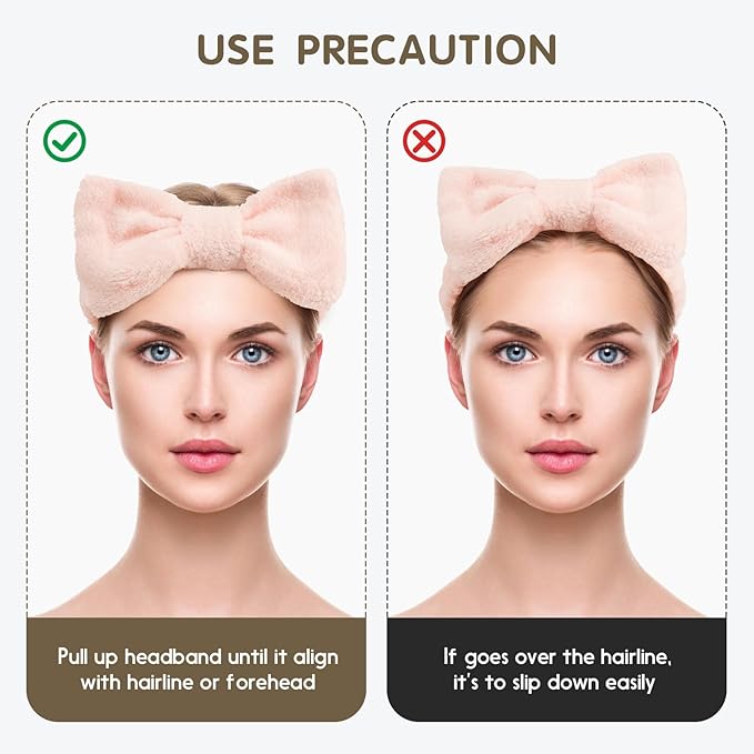 WSYUB Spa Headband and Wristband Set, Face Wash Headband, Makeup Skincare Headbands Wrist Bands for Washing Face,6pcs