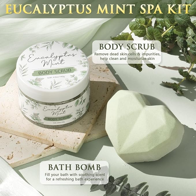 Christmas Birthday Gifts for Women Self Care Package Get Well Soon Gift Baskets, Thinking of You Sympathy Spa Gift Set w/ Crochet Flower Bouquet, Unique Gifts for Women Mom Her Best Friend Sister Wife