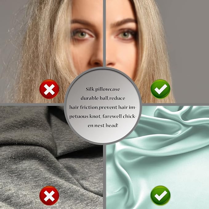 SUATIEN Mulberry Silk Pillow Cases Standard Size Silk Pillowcase for Hair and Skin with Zipper Soft Breathable Smooth Cooling Silk Pillow Case for Sleeping,Gifts for Women (Sage Green,20"X 26",1Pcs)