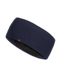 DANISH ENDURANCE Merino Wool Headband, with Thermal Inner Fleece, for Men and Women, Unisex, Dark Navy, M/L
