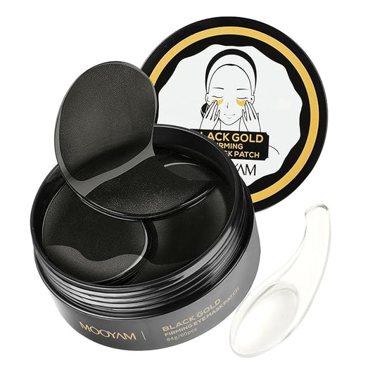 Under Eye Mask Moisturizing Eye Mask Patches,60PCS Eye Treatment Mask Cooling Under Eye Pads for Brightening Repairing and Refreshing Your Skin Under Eye Mask, Beauty Skin Care Gift (black)