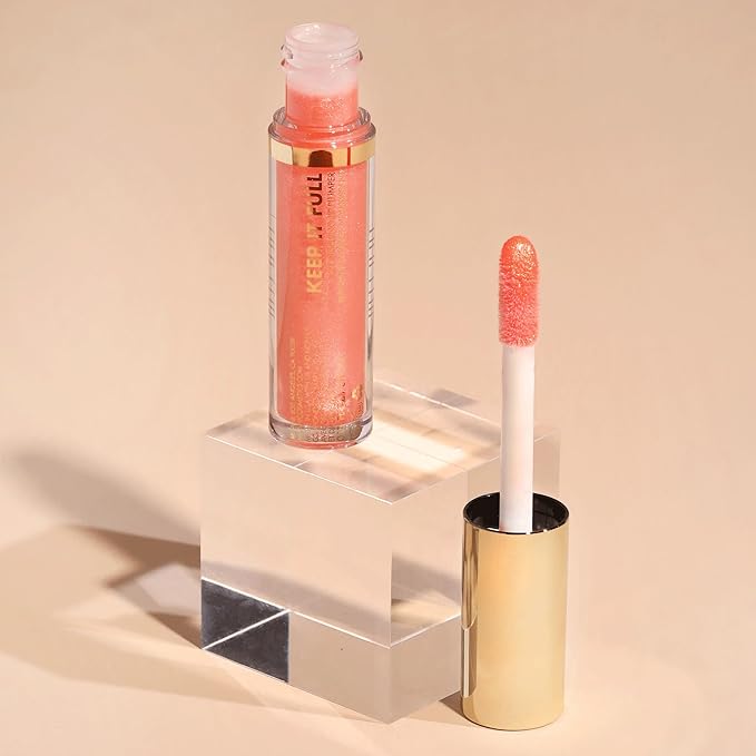 Milani Keep It Full Nourishing Lip Plumper (0.13 Fl. Oz.) Cruelty-Free Lip Gloss for Soft, Fuller-Looking Lips (Nude Shimmer)
