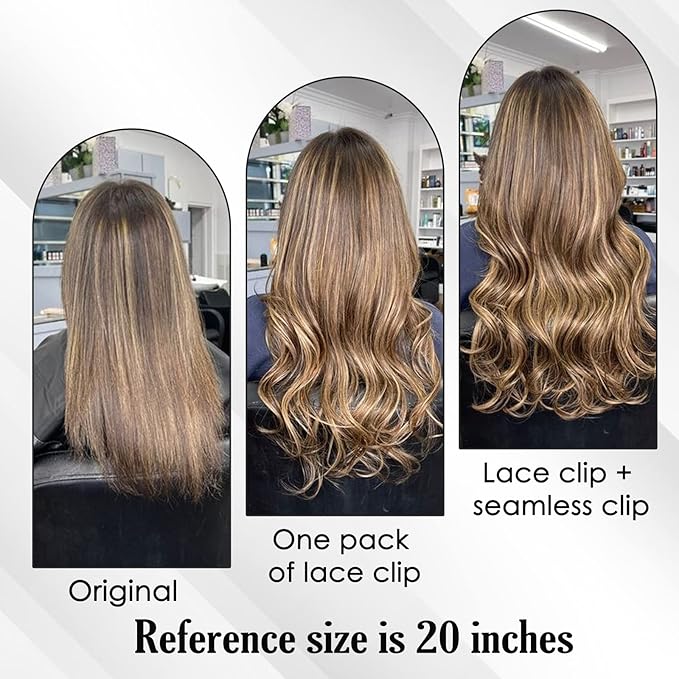 Full Shine Ash Blonde Hair Extensions 3 Pcs 60 G Highlight Ash Blonde Human Hair Clip in Extensions 12 Inch Clip in Human Hair Extensions for Highlights