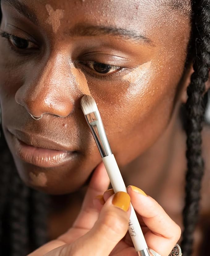 Ere Perez - Natural Lychee Crème Corrector | Vegan, Cruelty-Free, Clean Beauty (Seis – Cool Toffee, 0.33 oz | 10 ml)