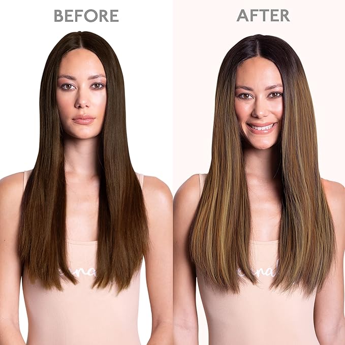 WENNALIFE Clip in Hair Extensions, 150g 20 Inch 9pcs Highlight Dark Brown to Chestnut Brown and Dirty Blonde Human Hair Extensions Thicker Real Human Hair Clip Set Double Weft