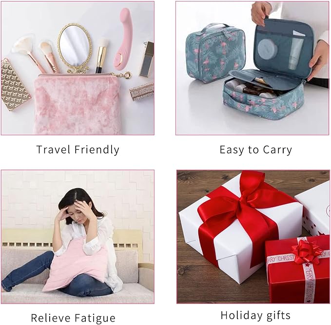 Handheld Eye & Face Electric Massager Wand-Vibration, Firm Tone, Eye Fatigue, Puffy Eyes Dark Circles Eye Bags, Skin Care Tool for Eyes, Beauty Products Absorption, Acupressure-Pink