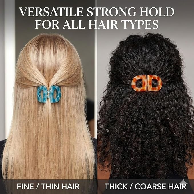 Magnetic Hair Clips - Strong Hold No-Slip Styling Clips, Tropical Sunset No-Crease Sectioning Clip Set for Women, Seamless Flat Magnetic Hairpins for Thick Thin Hair, Professional Salon & Home Use