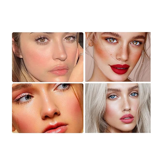 12 Color Concealer Palette & 12 Colors Blush Palette,Full Coverage Makeup,Corrector for Under Eye Dark Circles and Highlight Blush Palette Face Cosmetics Makeup