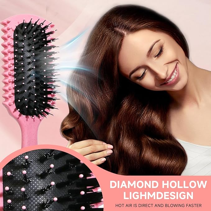 Curl Defining Brush, Curly Hair Brush Products With 3 Pcs Slick Back Hair Brush Set Bristle Brush Edge Control Teasing Comb for women (Green)