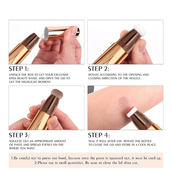 Liquid Blush Beauty Wand, Cream Blush Stick,Face Concealer Contouring Shaping,Long Lasting & Smooth Natural Matte Finish,with Cushion Applicator Attached Easy to Blend.(02# Peach Pink)