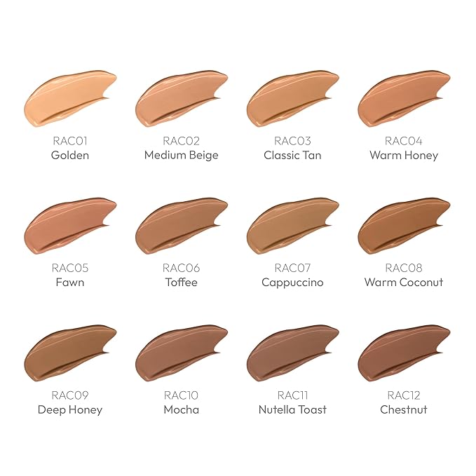Ruby Kisses All Day Concealer Lightweight Full Coverage Multi-Use Concealer 0.13 Fl Oz (Warm Honey)