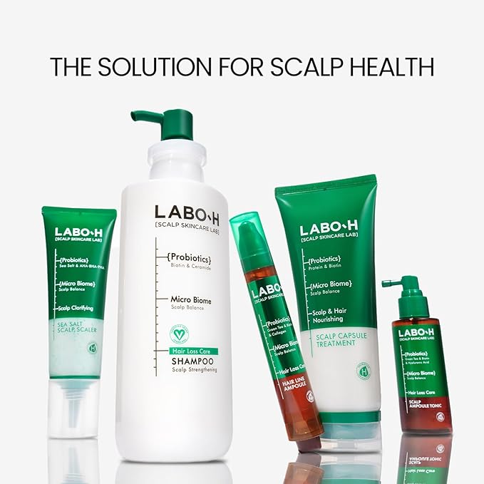Scalp Strengthening Scrub for Hair Growth & Anti-Loss | Vegan Treatment with Rosemary and Sea Salt, Gentle Moisturizing Exfoliator, Eliminates Build Up & Odor, Sulfate Free, Korean, 7.33 Fl oz.