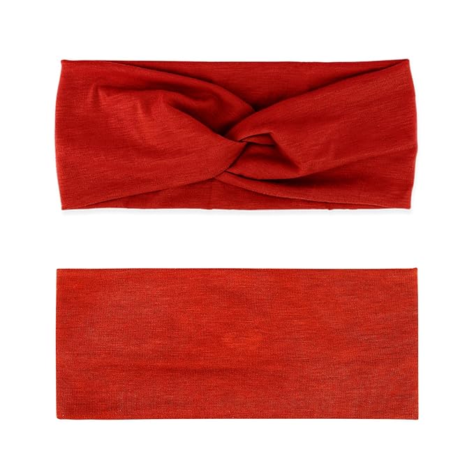 DRESHOW Headbands for Women Girls Vintage Headband Knotted Headwraps Criss Cross Hair Bands Accessories