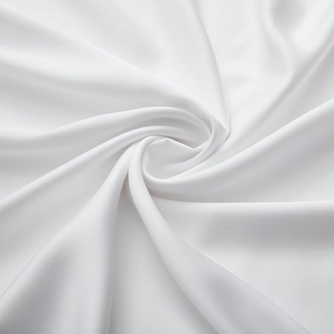 Luxury Bamboo Market | King Envelope Pillowcase Set | 100% Viscose Made from Bamboo | Organically Grown | Ultra Soft | Cooling | 2pcs [Classic White]