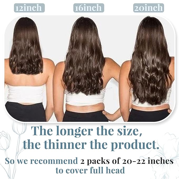 RUNATURE Short Hair Extensions Clip Ins, 10 Inch Real Clip in Hair Extensions for Women, Double Weft Remy Natural Hair, Can Be Styled, 50g 3pcs, #3P12 Walnut Brown Highlight Honey Blonde