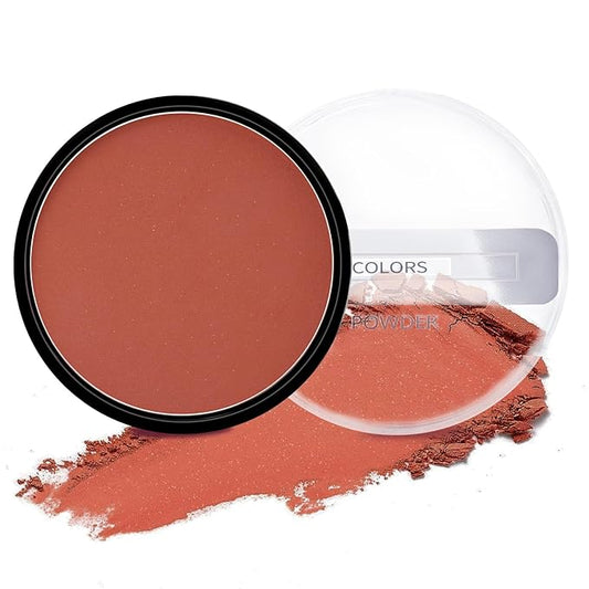 Boobeen Powder Blush Matte Blush, Highly Pigmented Beauty Cream Blush Palette for Create A Natural Cheek Flushed Look, Rich Colors (C-07)