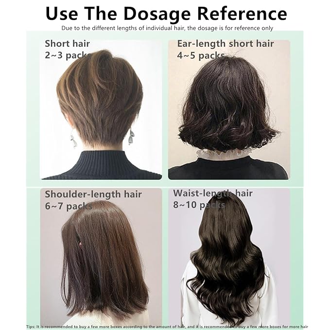 HUANG YI Natural Plant Hair Dye, New Botanical Bubble Hair Dye 30ml 10Packs/Box, Pure Plant Extract for Grey Hair Color Bubble Dye, New Botanical Bubble Hair Shampoo(Coffee)