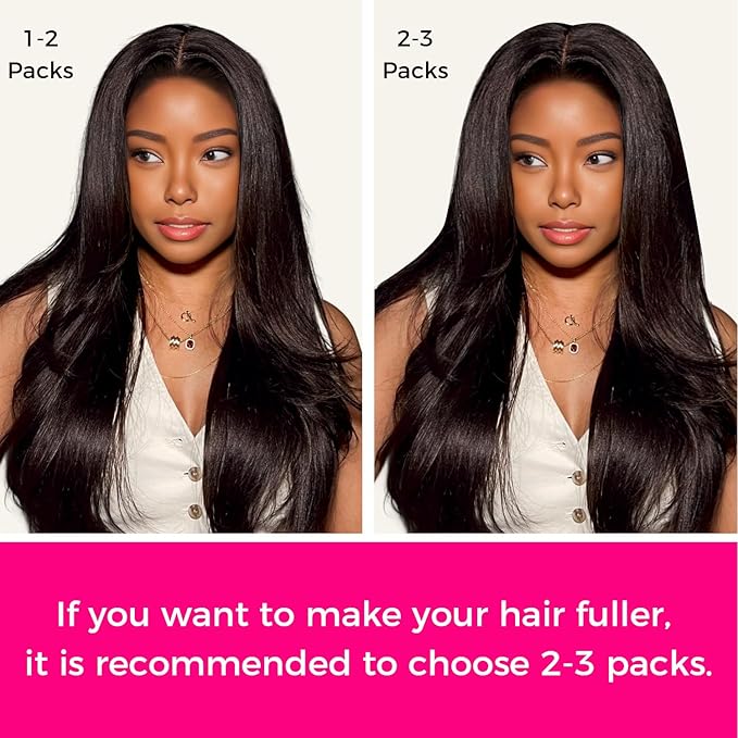 Lashey Seamless Clip in Hair Extensions Human Hair #2 Dark Brown Light Yaki Straight Clip in Extensions Real Human Hair 7pcs 110g 16 Inch PU Weft Natural Hair Extensions for Women