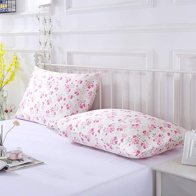 SLPBABY Silk Pillowcase for Hair and Skin with Hidden Zipper Print (King, Pattern29)