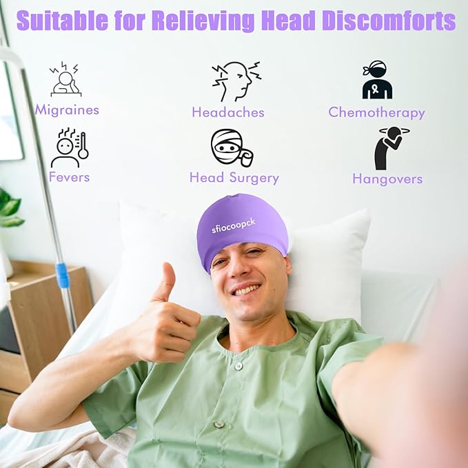 Cold Cap, Cooling Hats for Women, Purple