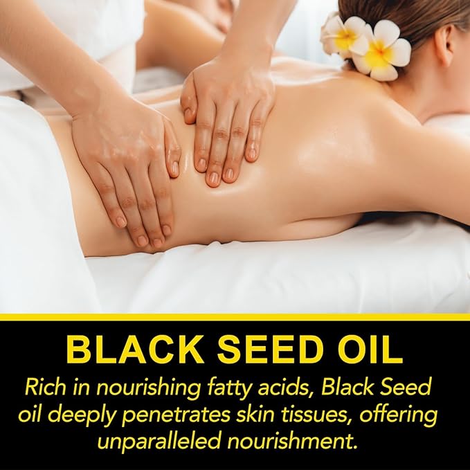 Uocasi Black Seed Oil, Cold Pressed, 100% Pure & Natural , Hair Growth & Skin Care, 2.02 Fl Oz