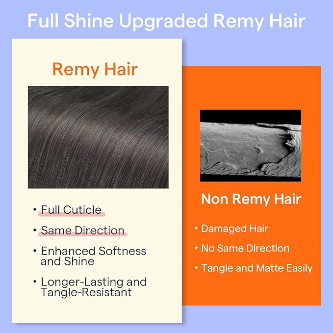 Full Shine Clip in Extensions Black Real Hair Extensions Clip in Human Hair for Thinning Hair Natural Black Tea 16 Inch 120 G 7 Pcs