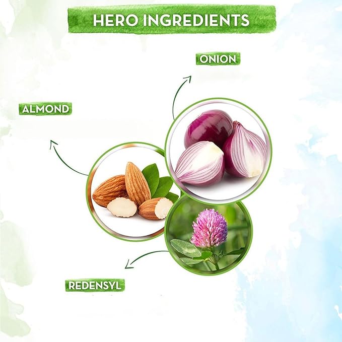 MAMAEARTH Onion Hair Oil with Onion Oil & Redensyl 6.76 Fl Oz (200ml)