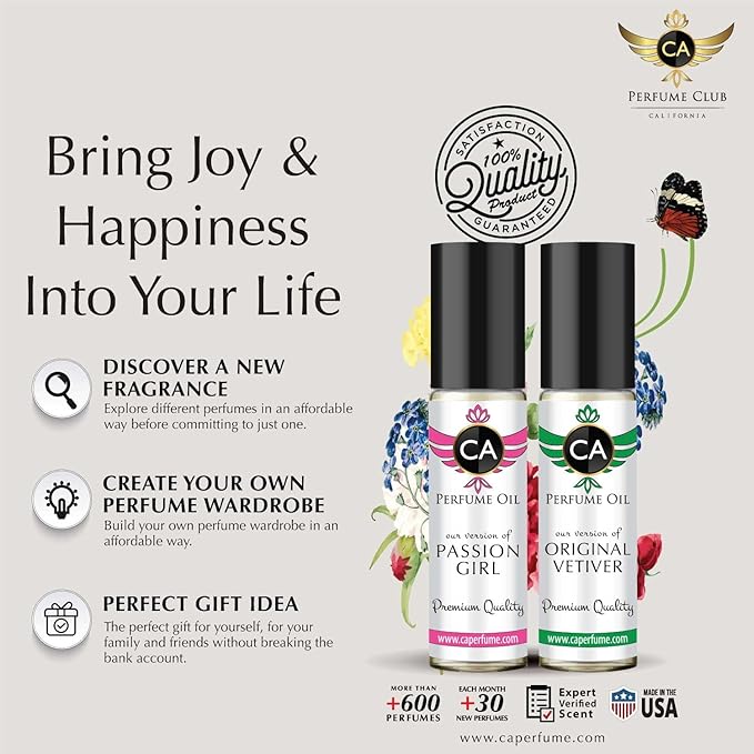 CA Perfume Impression of Soleil Blanc For Women & Men Replica Fragrance Body Oil Dupes Roll-On 0.3 Fl Oz-X3